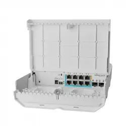 MikroTik netPower Lite 7R Switch 8 Puertos Gigabit PoE + 2 SFP+