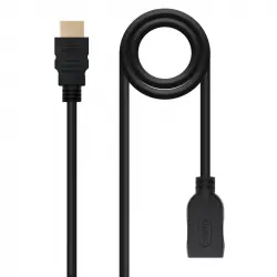 Nanocable Cable HDMI Prolongador V1.3B Macho-Hembra 1m