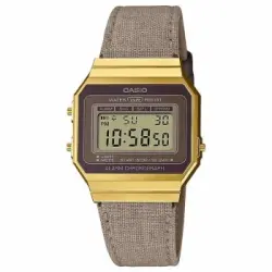Reloj Digital Casio Vintage Iconic A700wegl-5aef/ 37mm/ Dorado Y Marr?n