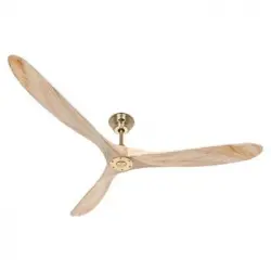 Ventilador De Techo Casafan Eco Genuino 318022 / 180cm / Motor Latón / Aspas Madera