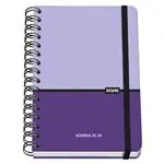 Agenda escolar 2023/2024 Dohe Duo A5 semana vista morado