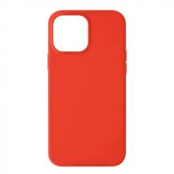 Avizar Funda Silicona Semirrígida Acabado Tacto Suave Coral para iPhone 13 Pro