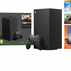 Consola - Microsoft Xbox Series X + Juego Forza Horizon 5 Premium Eldition, 1 TB SSD, Negro