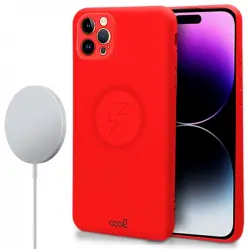 Cool Funda Cover Magnética Roja para iPhone 14 Pro Max