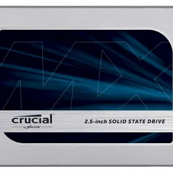 Disco duro SSD de 250 GB - Crucial MX500, 2.5", Velocidad lectura 560 MBs, escritura 510 MBs