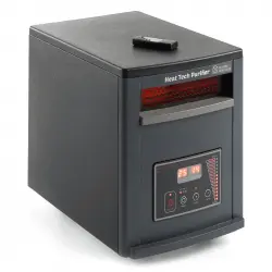ECO-DE Calefactor Purificador 1500W Negro