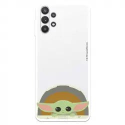 Funda Oficial de Star Wars Baby Yoda Sonrisas The Mandalorian para Samsung Galaxy A32 5G