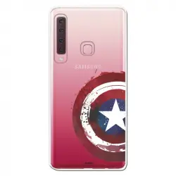Funda Oficial Escudo Capitan America Para Samsung Galaxy A9 2018
