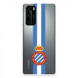 Funda Para Huawei P40 Del Rcd Espanyol Escudo Albiceleste Escudo Albiceleste - Licencia Oficial Rcd Espanyol