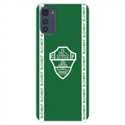Funda Para Motorola Moto E32 Del Elche Cf Escudo Fondo Verde - Licencia Oficial Elche Cf