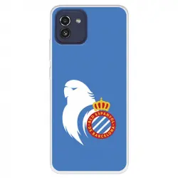 Funda Para Samsung Galaxy A03 Del Rcd Espanyol Escudo Perico - Licencia Oficial Rcd Espanyol