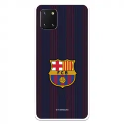 Funda Para Samsung Galaxy A81 Del Barcelona Rayas Blaugrana - Licencia Oficial Fc Barcelona