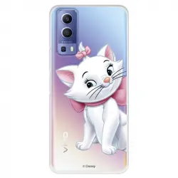 Funda Para Vivo Y72 5g Oficial De Disney Marie Silueta - Los Aristogatos