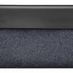 Funda portátil - Lenovo Yoga, 35.6 cm (14"), Cuero y lana, Negro