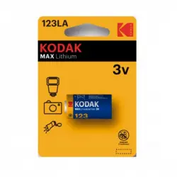 Kodak Ultra Pila Especial Litio 123LA 3V