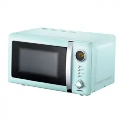 Microondas Digital Melissa Estilo Vintage 700w De 20l. Color Baby Blue.