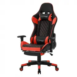 ML-Design Silla Gaming Negra-Roja