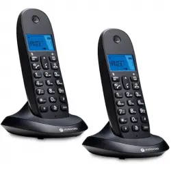 Motorola C1002CB+ Pack Duo Teléfonos Inalámbricos