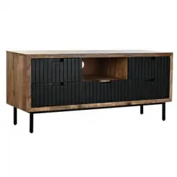 Mueble De Tv Dkd Home Decor Metal Madera De Mango (125 X 40 X 55 Cm)