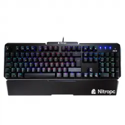 Nitropc NK10 Teclado Optomecánico Gaming RGB Switch Blue