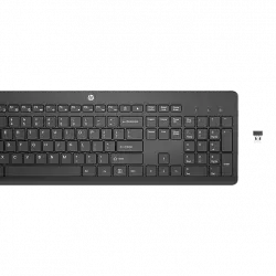 Pack Teclado + Ratón - HP Combo de teclado y ratón inalámbricos 230, 18H24AA, Inalámbrico, Bluetooth, Negro