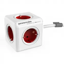 PowerCube Extended 5 Tomas 1.5m Rojo