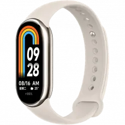 Pulsera de actividad - Xiaomi Smart Band 8, 1.62" AMOLED, Batería hasta 16 días, Monitoreo salud, 150 modos entrenamiento, Gold,