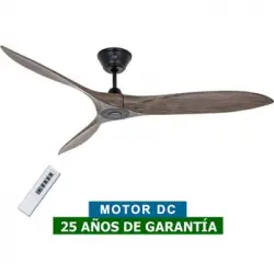 Ventilador De Techo Casafan 315221 Eco Airscrew 152 Madera Maciza/ Negro