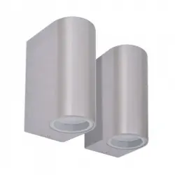 VidaXL Pack 2 Lámparas de Pared para Exterior 50W GU10