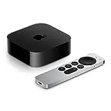 APPLE TV 4K (3ª generación) 128 GB, Wi‑Fi + Ethernet, Reproductor multimedia, Mando Siri remote, Bluetooth 5.0