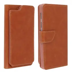 Avizar Funda Cartera Marrón para Smartphones de 5" a 5.3"