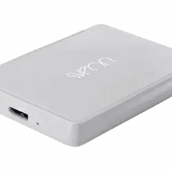 Caja disco duro - Sveon STG066, Para SATA de 2.5″, USB 3.0, Compatible con Windows, Mac y Linux, Gris