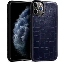 Cool Carcasa Leather Crocodile Marino para iPhone 11 Pro