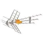 Dvb-t/t2 Antena De Exterior 36.5 Db Vhf