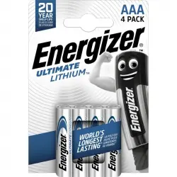 Energizer Ultimate Lithium Pilas AAA L92 4 Unidades