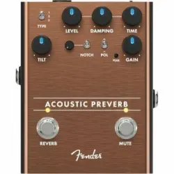 Fender Acoustic Preamp Reverb Pedal Guit Acústica