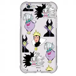 Funda Brillantina Para Iphone 6 Plus Oficial De Disney Villanas Patrón - Villanas Disney