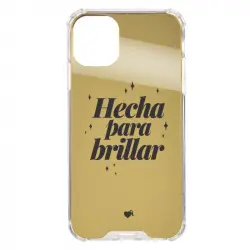 Funda Hecha para Brillar Espejo Oro Oficial de la Vecina Rubia para iPhone 12 Pro