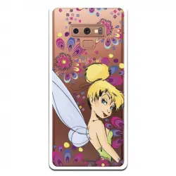 Funda Oficial Disney Campanilla Flores Transparente Para Samsung Galaxy Note9 - Peter Pan
