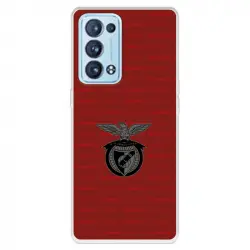Funda Para Oppo Reno6 Pro Del Escudo Fondo Granate Licencia Oficial Benfica
