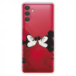Funda Para Samsung Galaxy A13 5g Oficial De Disney Mickey Y Minnie Beso - Clásicos Disney