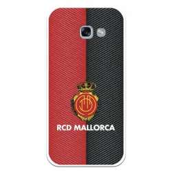 Funda Para Samsung Galaxy A5 2017 Del Mallorca Rcd Mallorca Diagonales Transparente - Licencia Oficial Rcd Mallorca