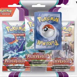 Juego - Magicbox Pokémon: Scarlet & Violet 2: Paldea Evolved. Pack de 3 Blíster