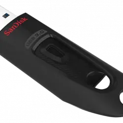 Memoria USB 32 GB - SanDisk Ultra, 3.0, Lectura 130 MB/s, Compatible 2.0, Software SecureAccess, Negro