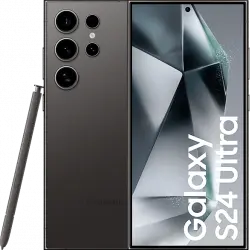 Móvil - Samsung Galaxy S24 Ultra, Titanium Black, 256GB, 12GB RAM, 6.8" QHD+, con IA, S Pen, Qualcomm Snapdragon 8, 5000mAh, Android 14