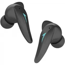 Muvit iO Smart True Wireless Gaming ENC/ANC Auriculares Inalámbricos Bluetooth con Estuche de Carga Negros