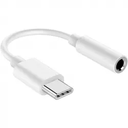 Nubbeh Soul Adaptador USB-C a Jack 3.5mm Blanco