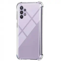 OcioDual Funda Silicona Esquinas Reforzadas Transparente para Samsung Galaxy A32 4G