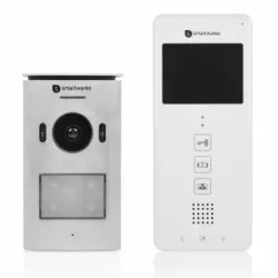 Sistema Interfono Vídeo 1 Apartamento Blanco 20,5x8,6x2,1cm Smartwares