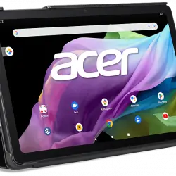 Tablet - Acer Iconia Tab P10-11-K4DK, 10.4" IPS WUXGA, 6GB RAM, 128GB eMMC, MTK MT8183, Android, Funda incluida, Gris